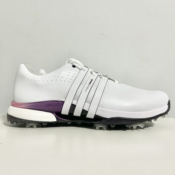 Adidas Tour360 24 “White Shadow Fig” Men’s Size 10 Cushioned Golf Shoes main image 4